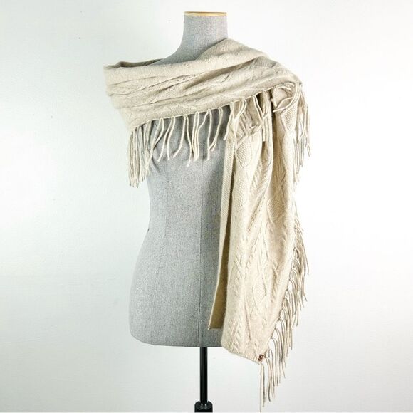 Consinee Cashmere Accessories - Consinee Cashmere Luxury Fringe Scarf‎